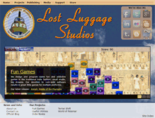 Tablet Screenshot of lostluggagestudios.com